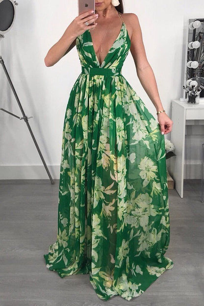 Summer Sleeveless Long Boho Dress