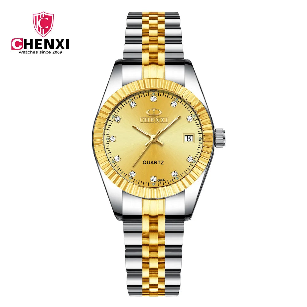 Couples Quartz Stainless Wristwatches
