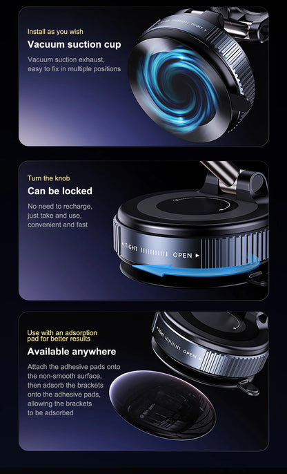 Magnetic Suction Car Mount & Mobile Phone Holder