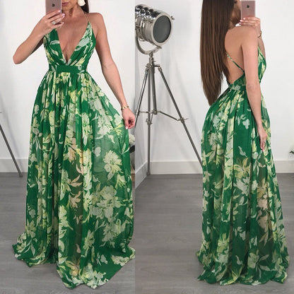 Summer Sleeveless Long Boho Dress
