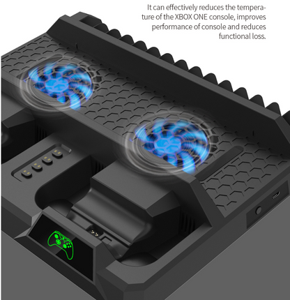 Cooling Stand With LED Light for Xbox One/S/X Console Controller