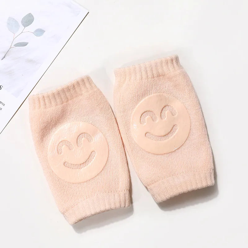Knee Pads Leg Warmer Gaiter Smile Girl/b oy Kids Crawling Elbow Kneepad Slips