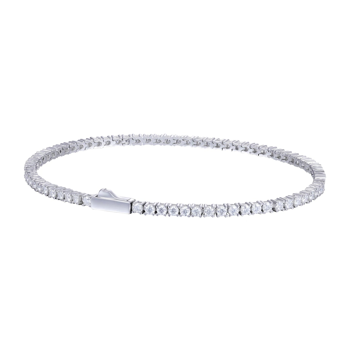 Factory Price Diamond 2mm 2.5mm Tennis Chain 925 Silver