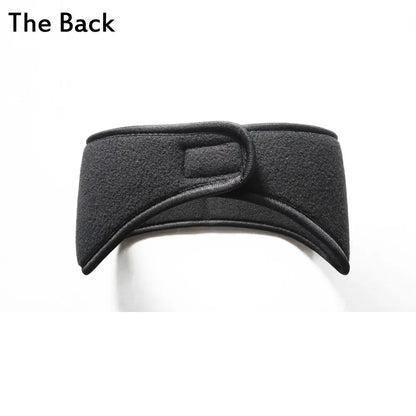 Ear Warmer Head Band Polar Fleece Black Ear Muff