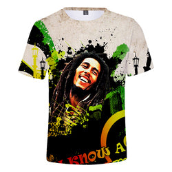 Hip Hop Shirt  3d Printed T-Shirts Men Women Pop Funny Music Rock Star