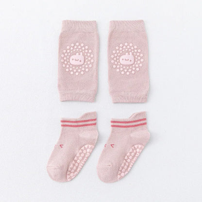 Breathable Baby Knee Pads Non-Slip Anti-Fall Socks