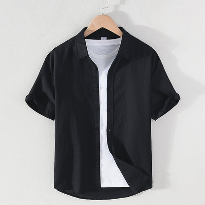 2022 Linen Men Shirts Cotton Men's Shirts Quality Linen Shirt Men