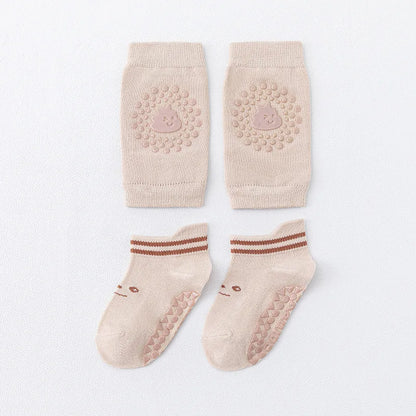 Breathable Baby Knee Pads Non-Slip Anti-Fall Socks