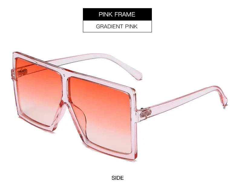 Sunglasses   UV400 Polarized Oversized Square Shield Fashionable Sun Glasses