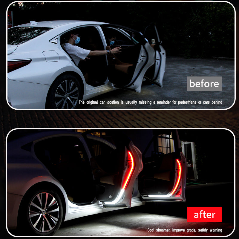 Led Car Door Warning Lights 120cm Anti-Collision Strobe Flashing Safety Lamp