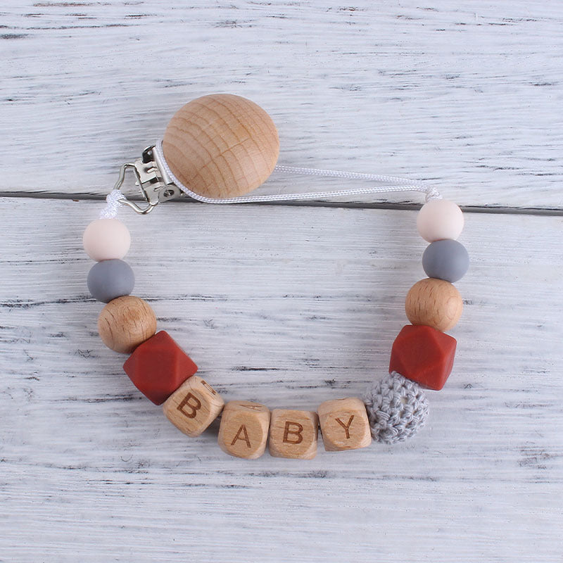 Pacifier Clip Beech Clip Anti-Drop Chain
