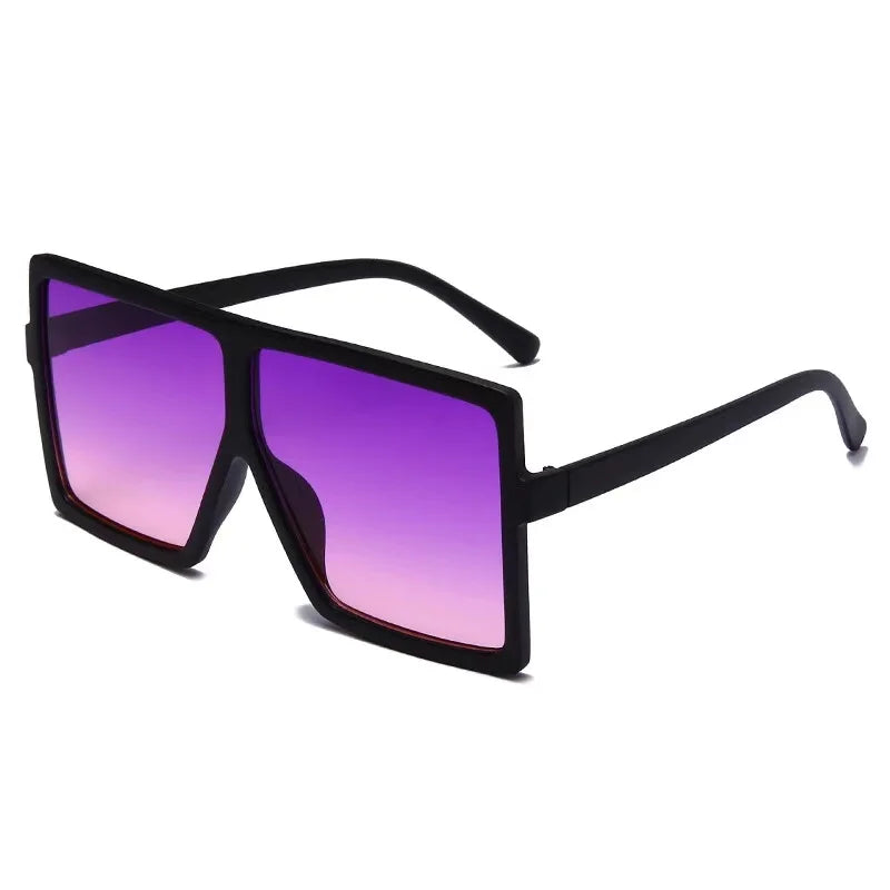 Sunglasses   UV400 Polarized Oversized Square Shield Fashionable Sun Glasses
