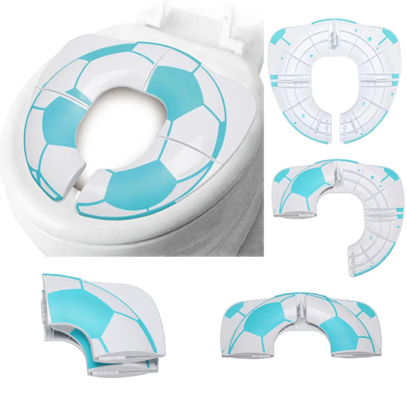 Baby Travel Folding Potty Seat Toddler Portable Toilet Training Seat