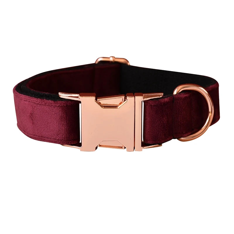 Free Engraved Metal Buckle Retailing Stout Durable Soft Dog Collars