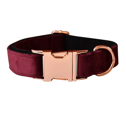 Free Engraved Metal Buckle Retailing Stout Durable Soft Dog Collars