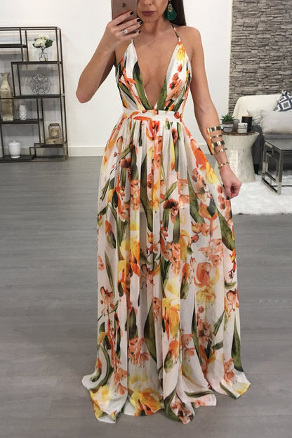 Summer Sleeveless Long Boho Dress