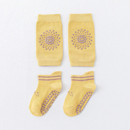 Breathable Baby Knee Pads Non-Slip Anti-Fall Socks