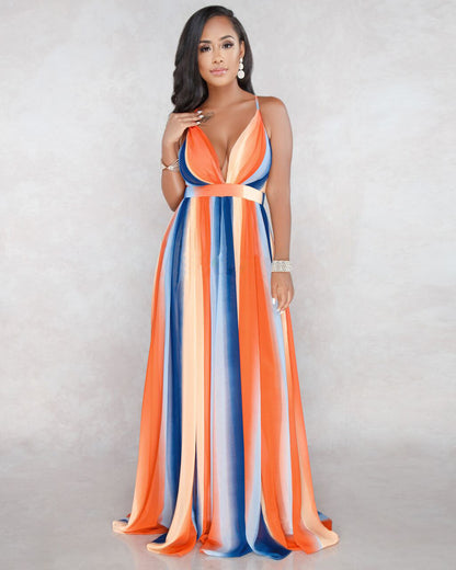 Summer Sleeveless Long Boho Dress