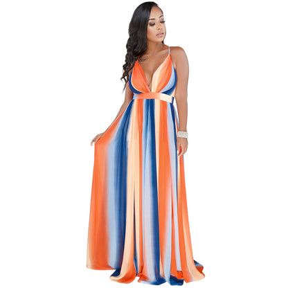 Summer Sleeveless Long Boho Dress