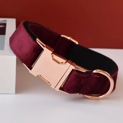 Free Engraved Metal Buckle Retailing Stout Durable Soft Dog Collars