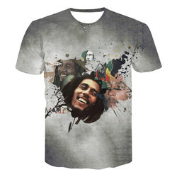 Hip Hop Shirt  3d Printed T-Shirts Men Women Pop Funny Music Rock Star
