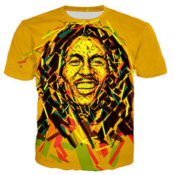 Hip Hop Shirt  3d Printed T-Shirts Men Women Pop Funny Music Rock Star