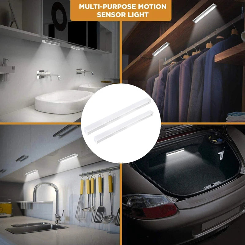 LED Kitchen Light Sensor Under Cabinet Lighting USB Closet Wardrobe LED Lights