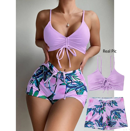 Girls Swimwear Beachwear Woman Summer Bikini Set Printed Bikini Set Swimming