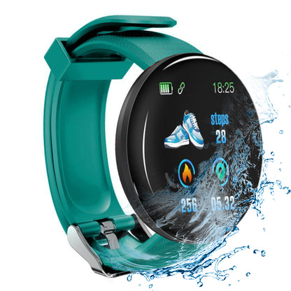 D18 Smart Watch Bluetooth Fitness Tracker Sports HeartRate Waterproof  watch