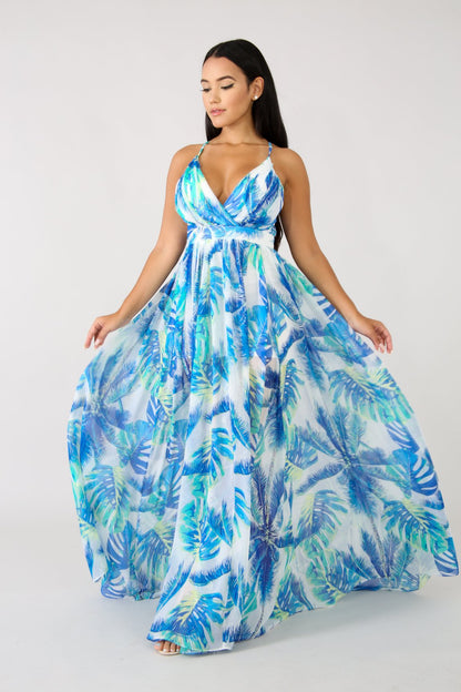 Summer Sleeveless Long Boho Dress