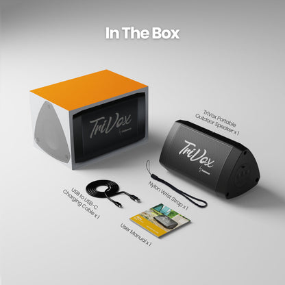TriVox - Triangle Bluetooth Wireless Portable Speaker