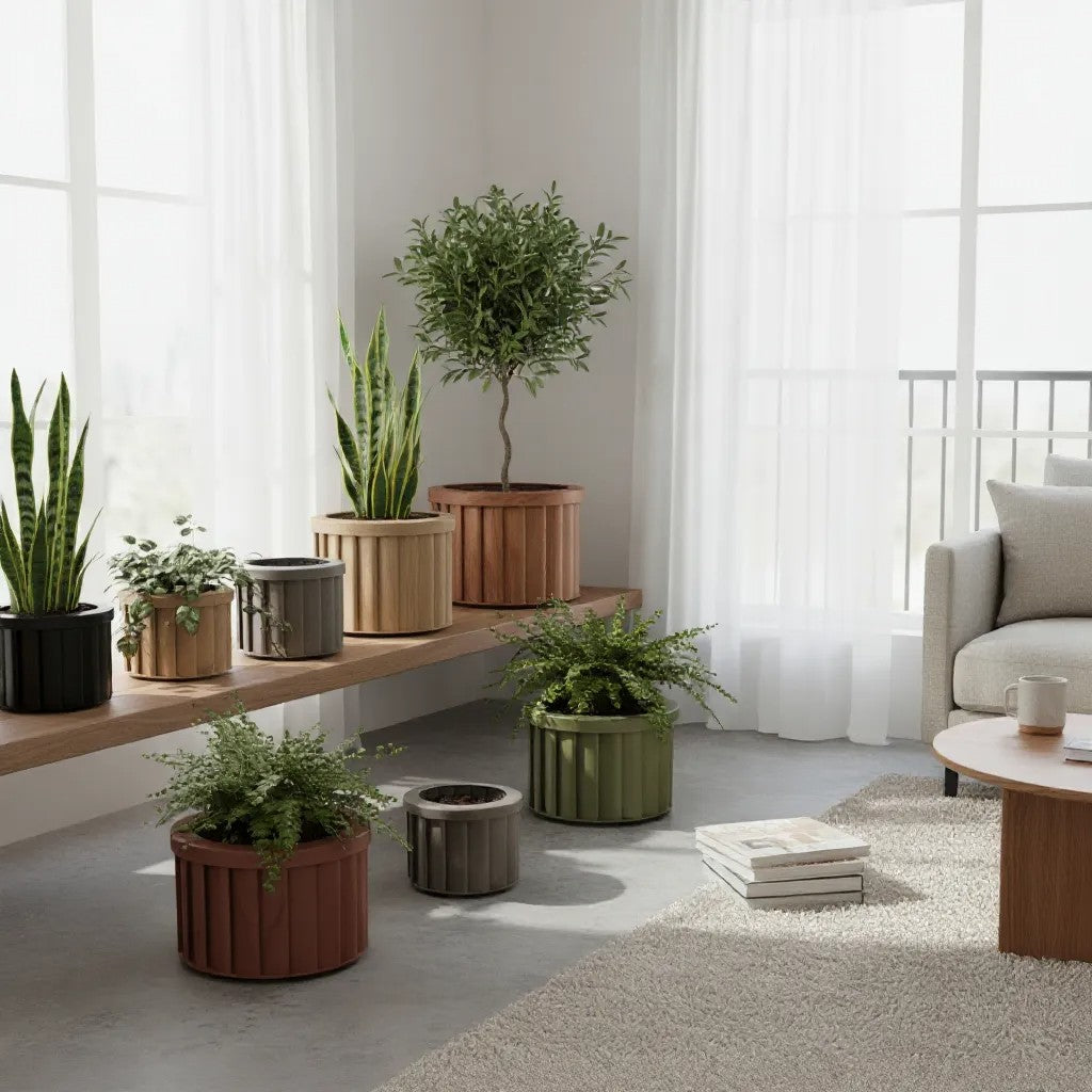 Round Strata Planter - Small