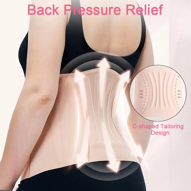 Postpartum Belly Band Abdominal Binder C-Section Recovery WaistTrainer for women