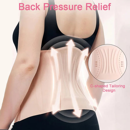 Postpartum Belly Band Abdominal Binder C-Section Recovery WaistTrainer for women