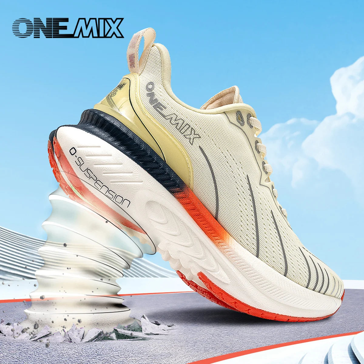 ONEMIX New Cushioning Running Shoes for Men