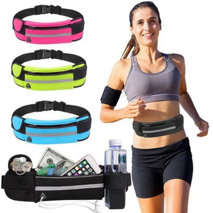 Multi-Functional waist Bags for men/women With Water Bottle Waterproof Phone Bag