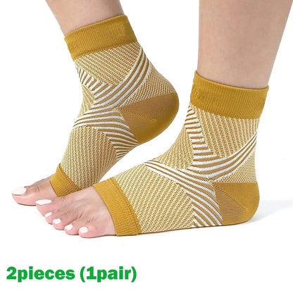 1Pair  Plantar Fasciitis Splint Night Compression Sock Heel Supports for Heels