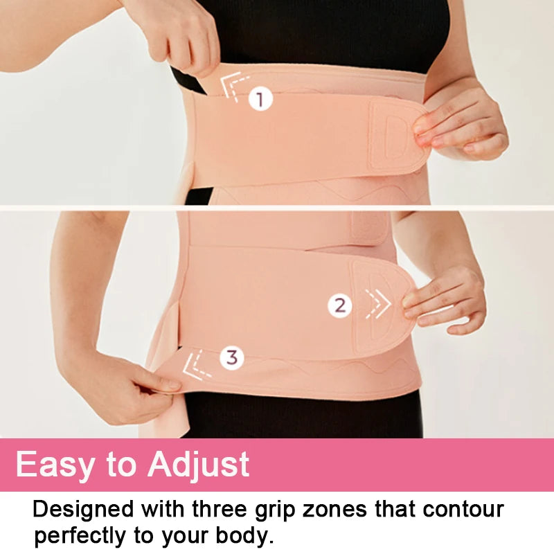 Postpartum Belly Band Abdominal Binder C-Section Recovery WaistTrainer for women