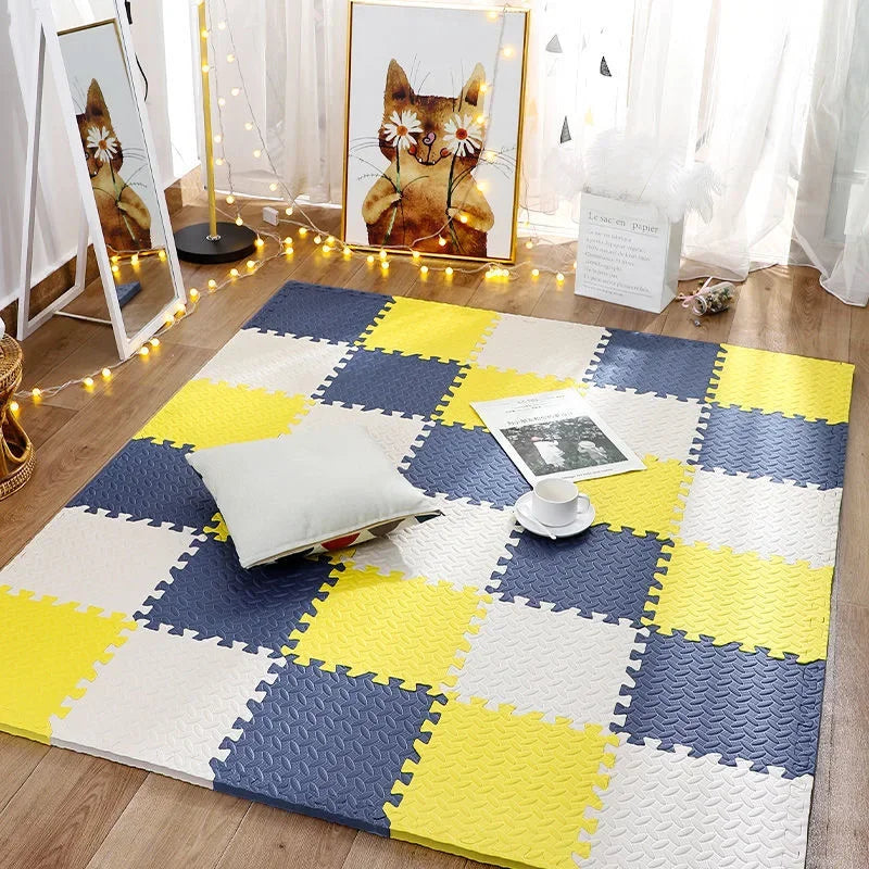 12Pcs 30*30*1cm Foam Baby Play Mat Puzzle Mat Kids Interlocking Exercise Tiles