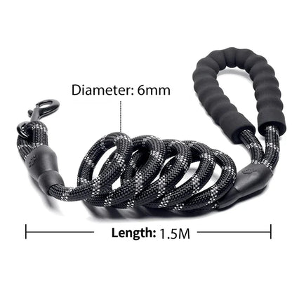 Strong Dog Leash Pet Leashes Reflective Leash for Big Small Medium Dog Leash