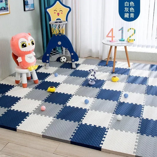 12Pcs 30*30*1cm Foam Baby Play Mat Puzzle Mat Kids Interlocking Exercise Tiles