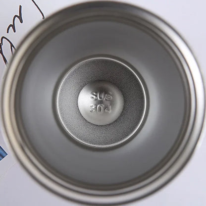 Stainless Steel Coffee Cup Temperature Display Vacuum Flask