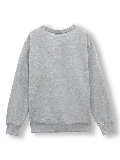Women Casual Comfortable Pullover Prints Sweatshirt Fashion