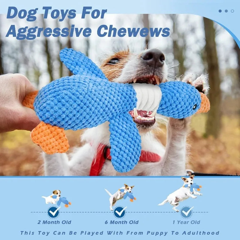 Cat Dog Toys for Aggressive Chewers Cats Dogs,Chew Squeak Toy