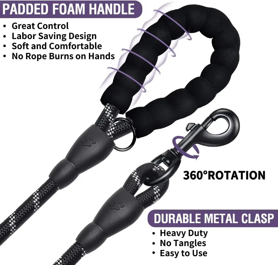 Strong Dog Leash Pet Leashes Reflective Leash for Big Small Medium Dog Leash