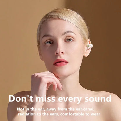 Earphone Clip Wireless Bluetooth Headphone Bone Conduction Headset High Quality