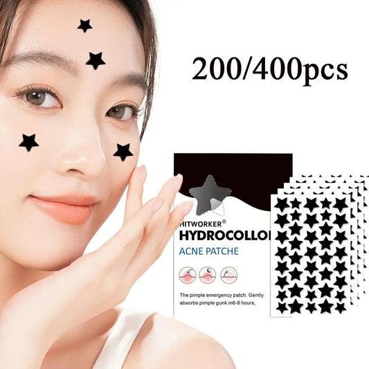 Black Star Acne Patch Fashion Ultrathin Breathable Acne Covering