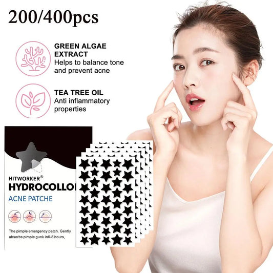 Black Star Acne Patch Fashion Ultrathin Breathable Acne Covering