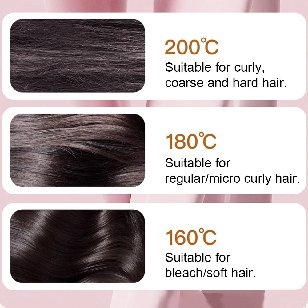 Rechargeable Mini Smoothing Brush for Styling for Home Travel Gift