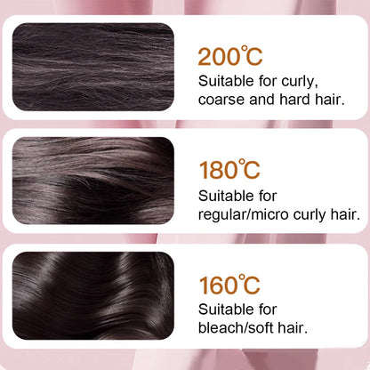 Rechargeable Mini Smoothing Brush for Styling for Home Travel Gift